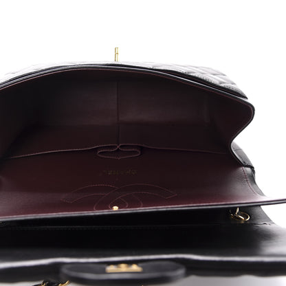 Chanel Lambskin Quilted Jumbo Double Flap Black 5 of 10