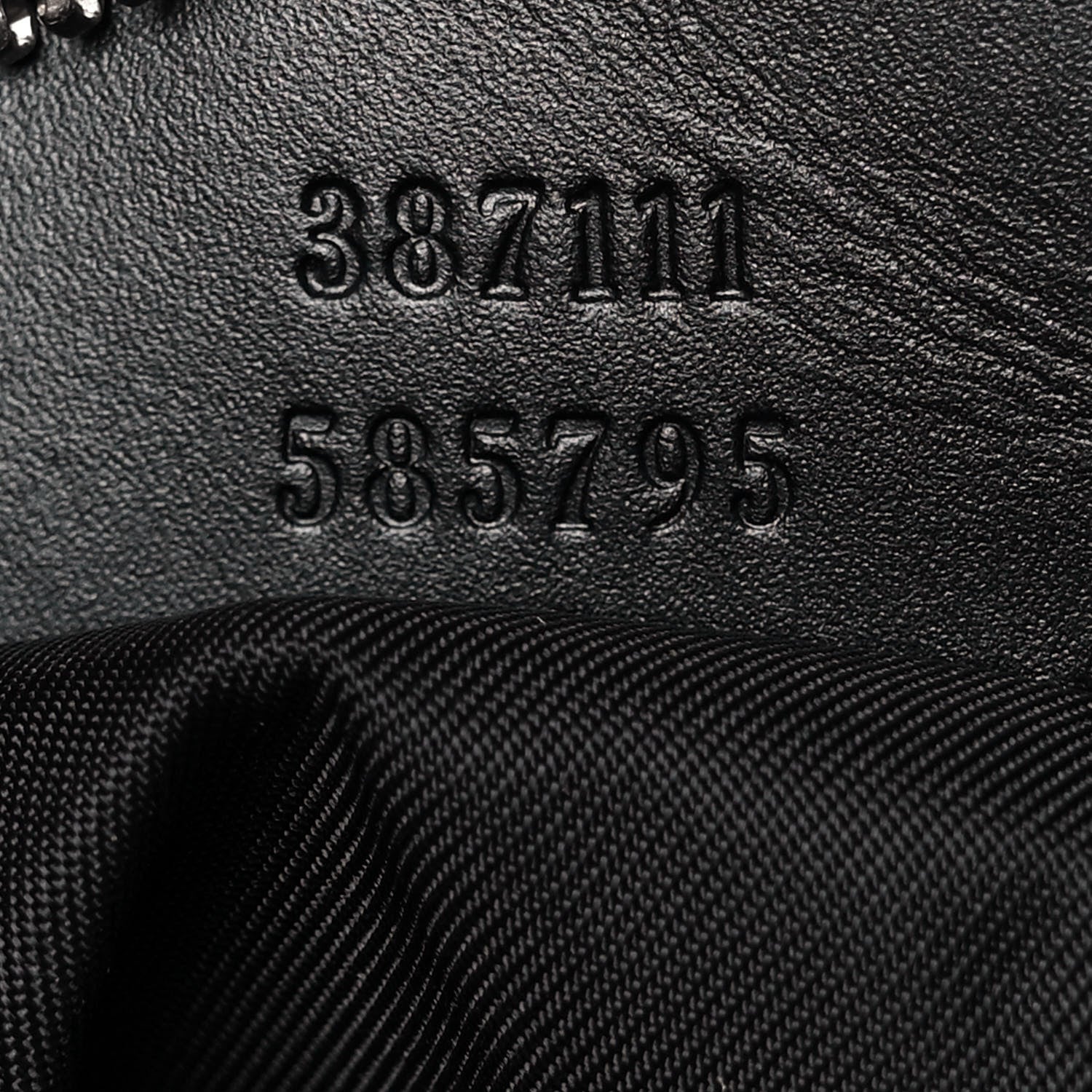 Gucci GG Supreme Monogram Web Messenger Bag Black 9 of 9