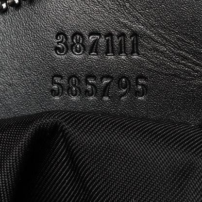 Gucci GG Supreme Monogram Web Messenger Bag Black 9 of 9