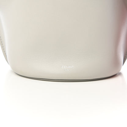 Celine Smooth Calfskin Nano Big Bag Bucket Light Grey 8 of 9