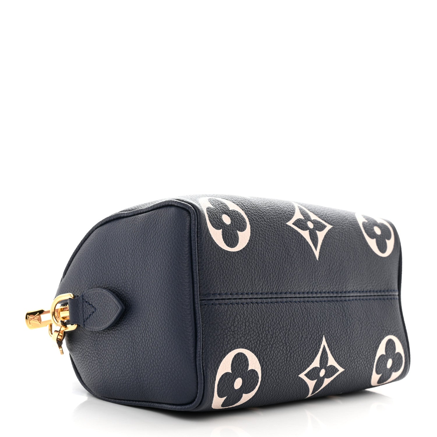 Louis Vuitton Empreinte Monogram Giant Speedy Bandouliere 20 Navy Creme 4 of 10