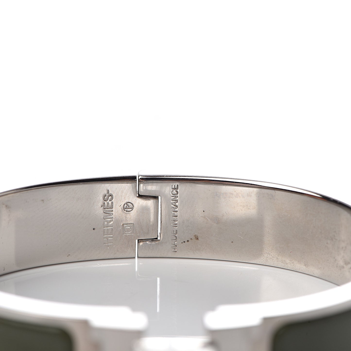 Enamel Narrow Clic Clac H Bracelet PM Loden
