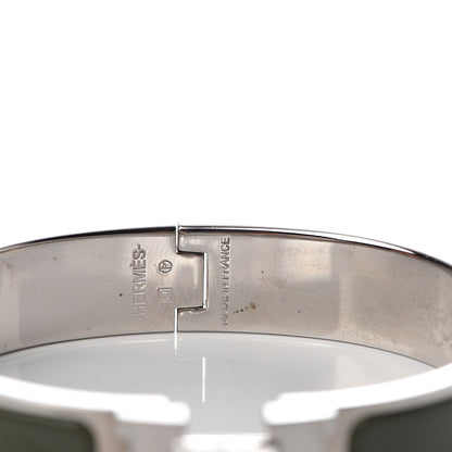 Hermes Enamel Narrow Clic Clac H Bracelet PM Loden 3 of 3