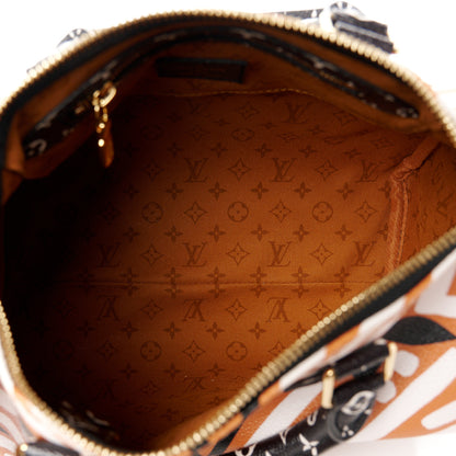 Louis Vuitton Monogram Giant Crafty Speedy Bandouliere 25 Creme Caramel 5 of 10