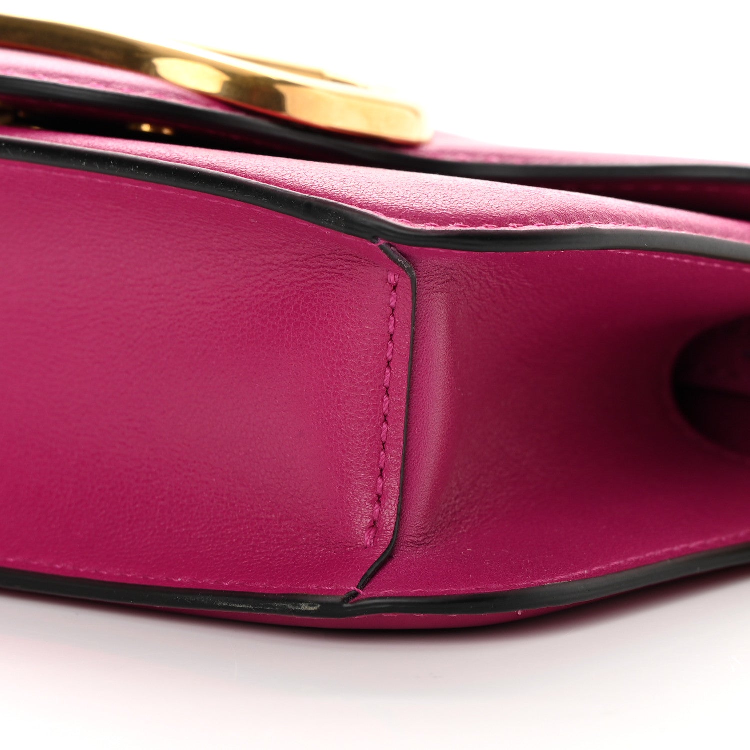 Valentino Garavani Calfskin Vlogo Small Loco Shoulder Bag Rose Violet 10 of 11