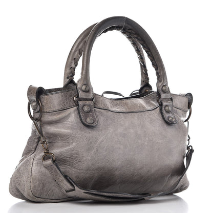 Balenciaga Agneau Rubber Covered Classic Hardware First Anthracite 3 of 21