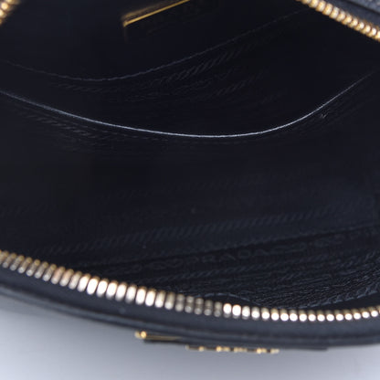 Prada Saffiano Lux Odette Crossbody Black 10 of 11