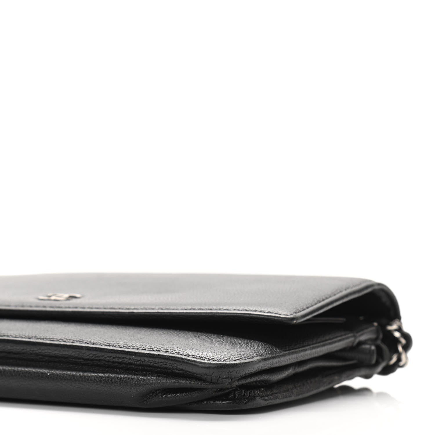 Chanel Caviar Sevruga Wallet On Chain WOC Black 11 of 13