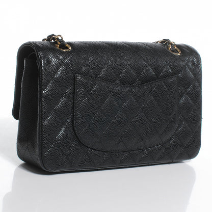 Chanel Caviar Quilted Medium Double Flap Black 3 of 8