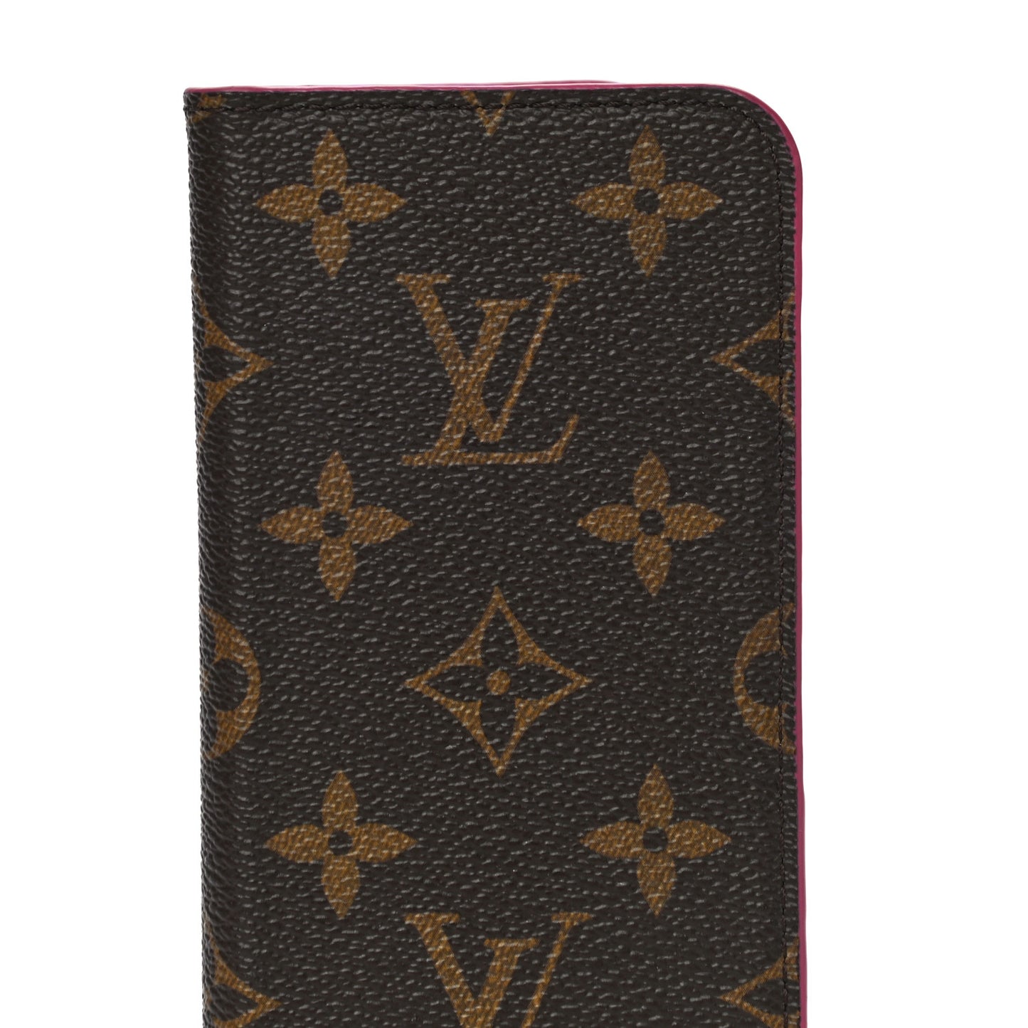 Monogram iPhone X Folio Case Rose Pop