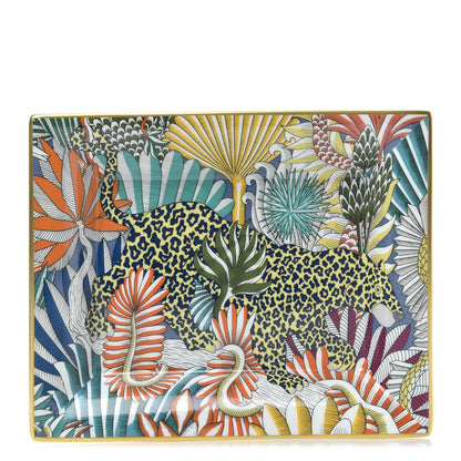 Hermes Porcelain Animaux Camoufles Change Tray 1 of 6
