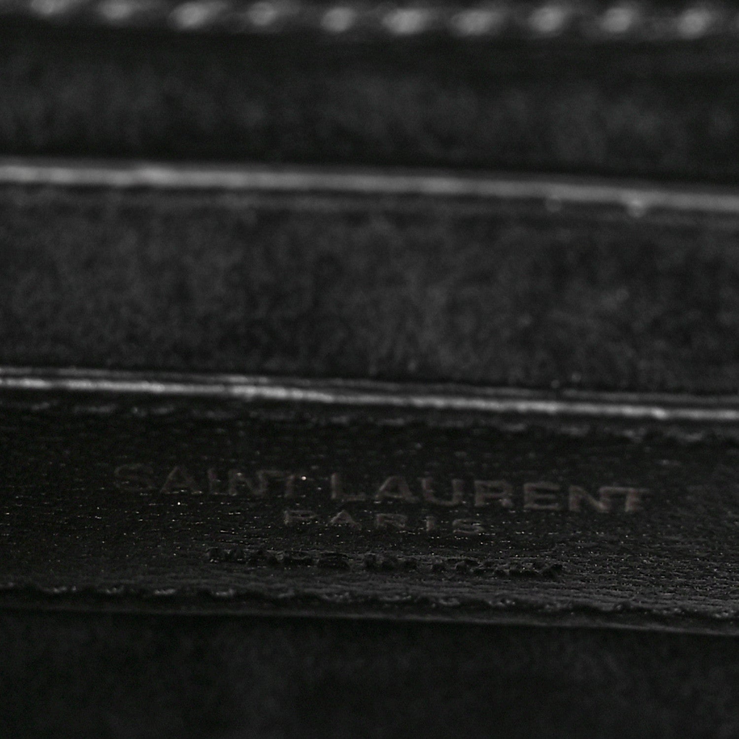 Saint Laurent Calfskin Medium Monogram Monochrome Sunset Black 6 of 9