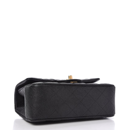 Chanel Caviar Quilted Mini Top Handle Rectangular Flap Black 4 of 11