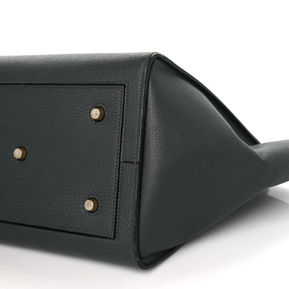 Celine Grained Calfskin Small Tie Knot Tote Anthracite 9 of 15