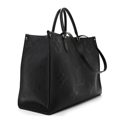Louis Vuitton Empreinte Monogram Giant Onthego GM Black 3 of 10