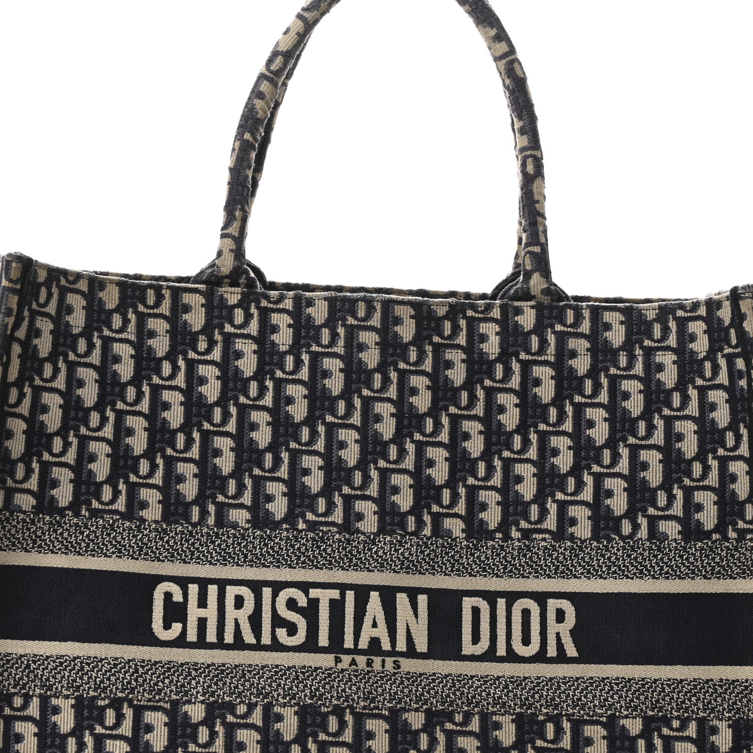 Christian Dior Oblique Large Book Tote Blue Multicolor 8 of 14
