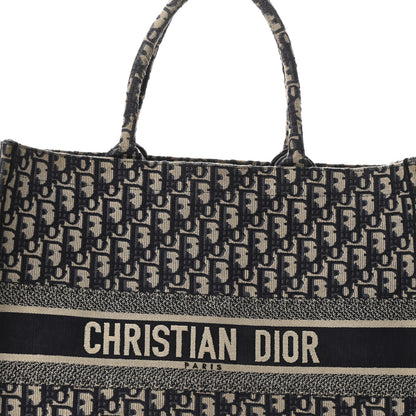 Christian Dior Oblique Large Book Tote Blue Multicolor 8 of 14