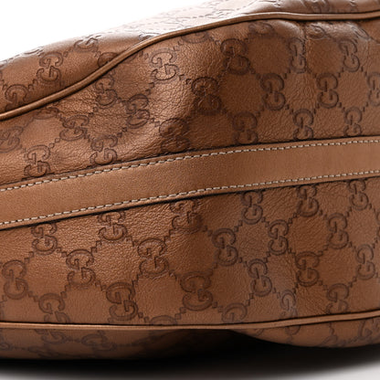 Gucci Metallic Guccissima Large GG Twins Hobo Bronze 9 of 13