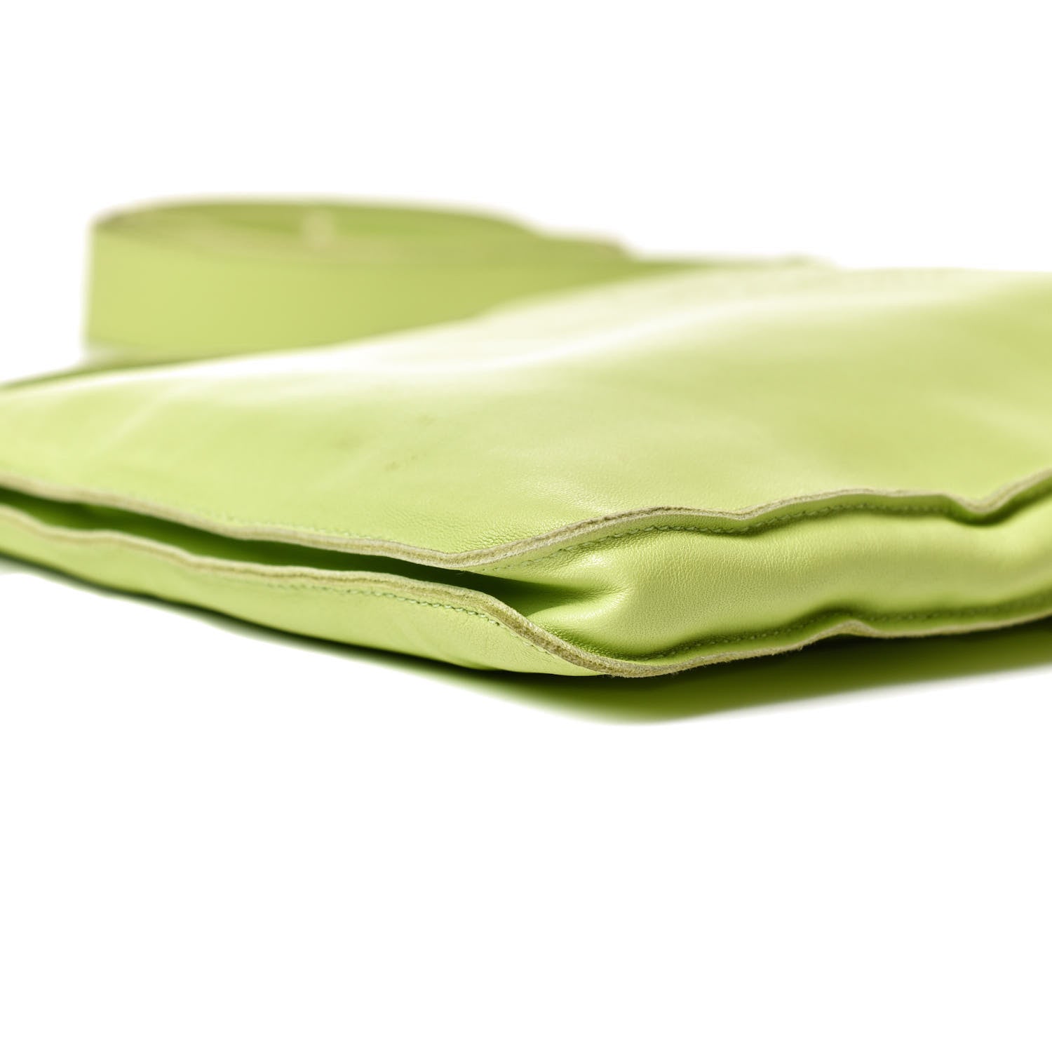 Hermes Lambskin Clou De Selle Pouch Kiwi 8 of 10