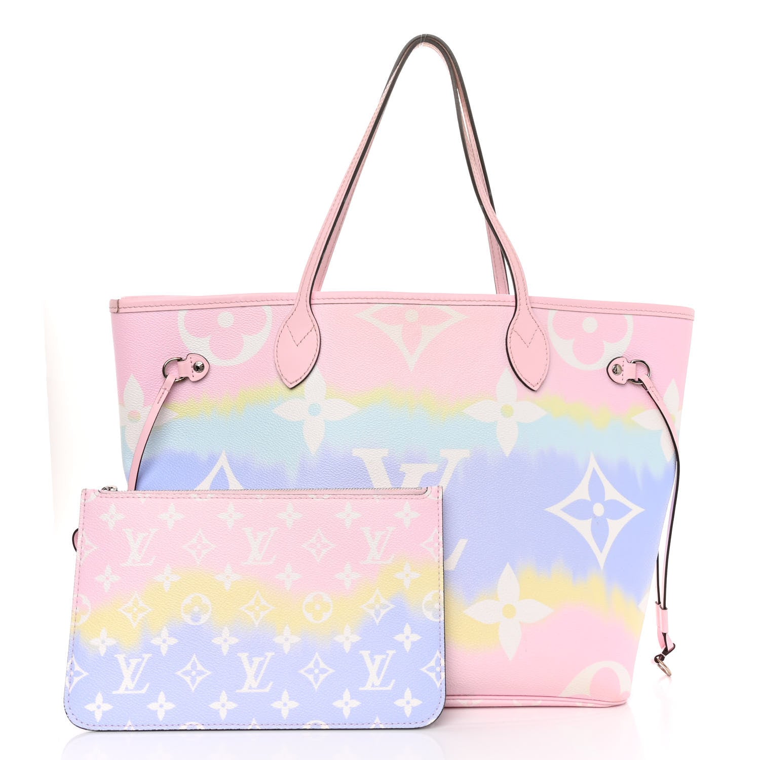 Louis Vuitton Monogram Escale Neverfull MM Pastel 3 of 14