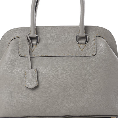 Fendi Cuoio Romano Selleria Adele 1328 Bag Grigio 9 of 15