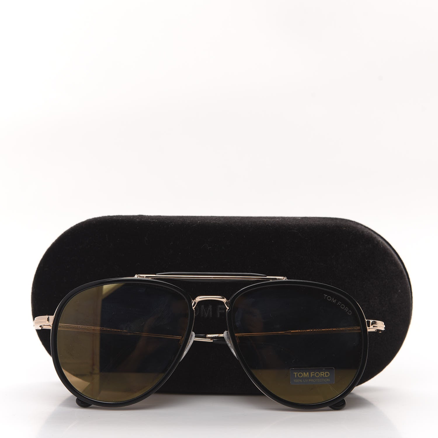 Tom Ford Tripp Sunglasses TF666 Black Gold 8 of 8