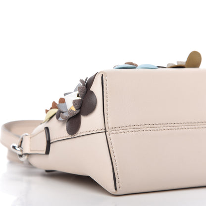 Fendi Vitello Dolce Flowerland Studded Mini By The Way Boston Bag Camelia Multicolor 6 of 10