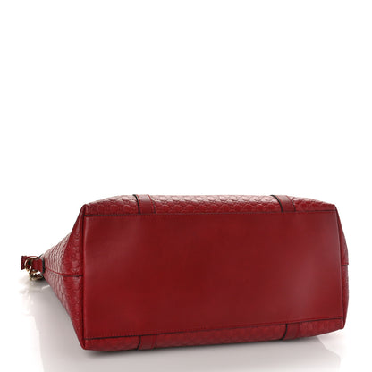 Gucci Soft Microguccissima Large Dome Satchel Red 4 of 9