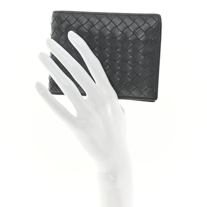 Bottega Veneta Nappa Intrecciato Bi-Fold Wallet Grey 2 of 12