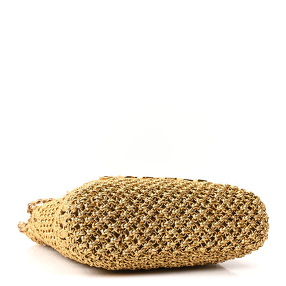 Chanel Metallic Calfskin Macrame Mini Chanel 22 Gold 4 of 10