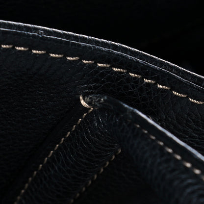 Alexander McQueen Pebbled Calfskin Skull Padlock Tote Black Navy Red Green 14 of 15