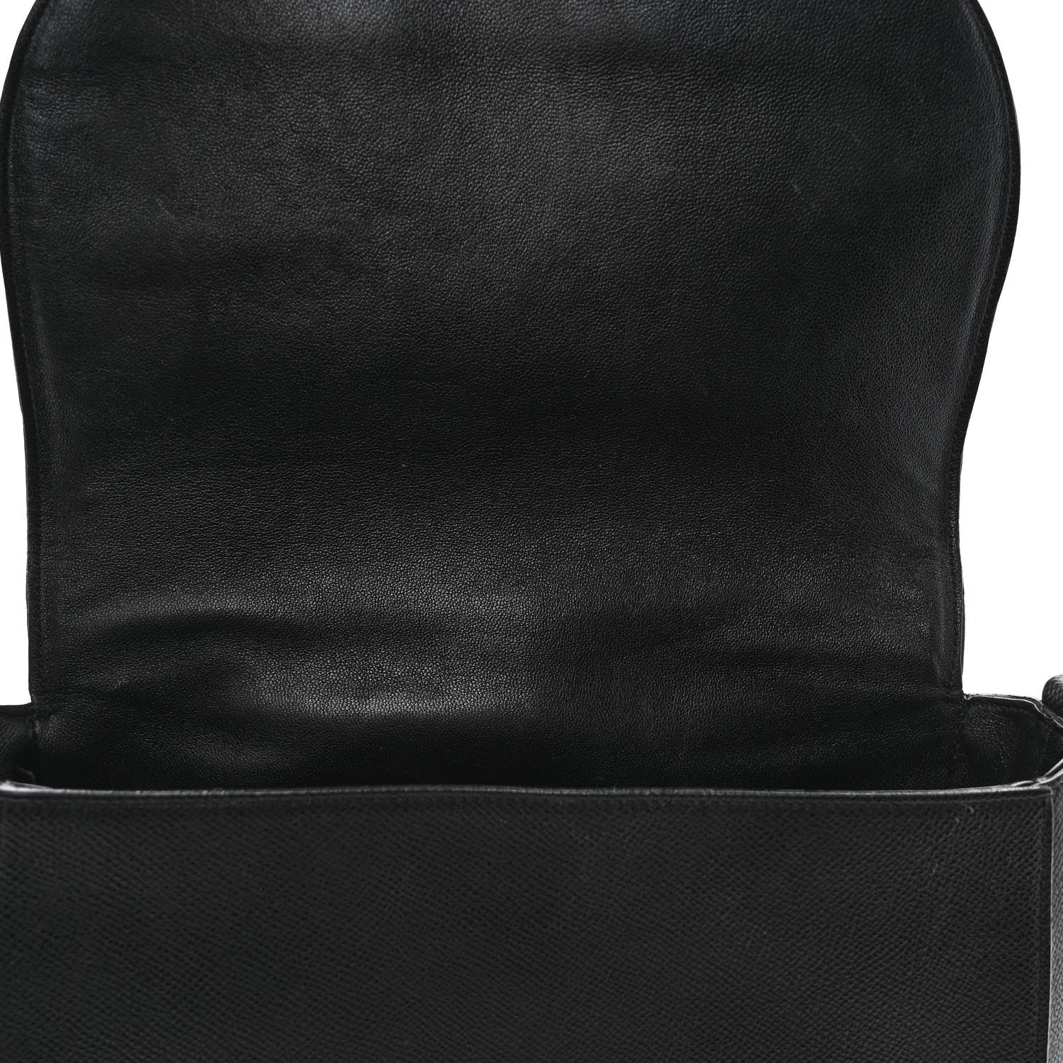 Celine Grained Calfskin Medium Trotteur Black 9 of 11