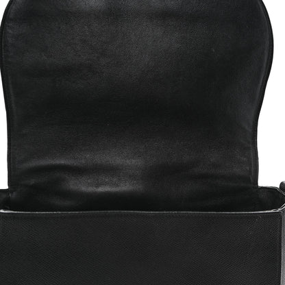 Celine Grained Calfskin Medium Trotteur Black 9 of 11