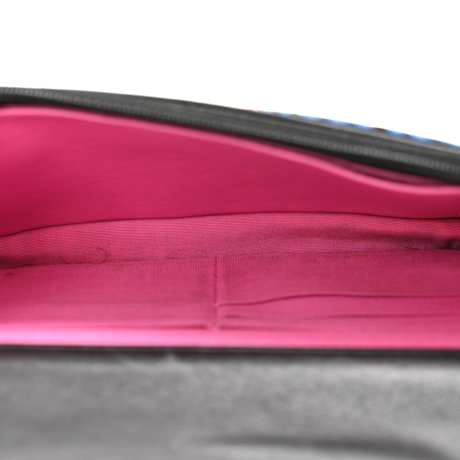 Chanel Fabric Printed Chanel 19 Wallet On Chain WOC Black Multicolor 5 of 15