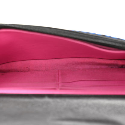 Chanel Fabric Printed Chanel 19 Wallet On Chain WOC Black Multicolor 5 of 15