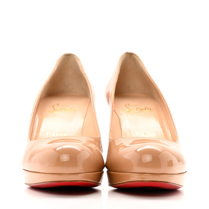 Christian Louboutin Patent New Simple 85 Pumps 37.5 Nude 3 of 11