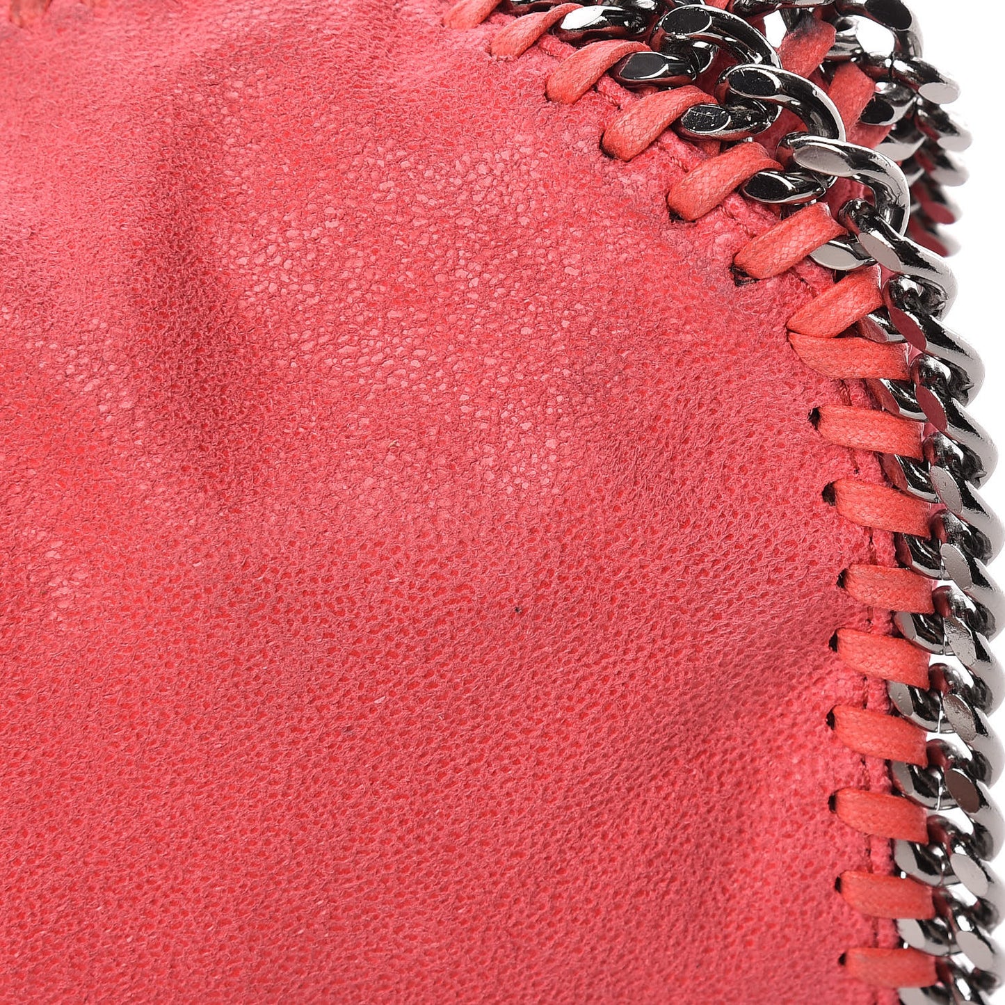 Shaggy Deer Mini Falabella Fold Over Tote Pink Fluo
