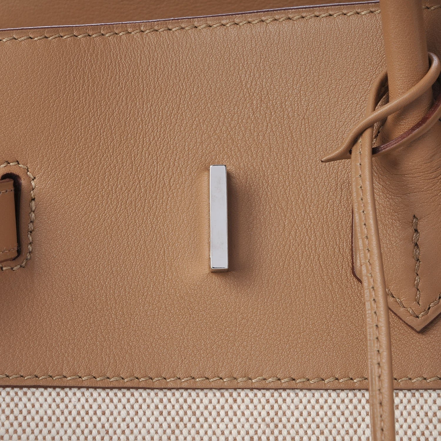 Hermes Swift Toile Birkin 35 Biscuit 20 of 38