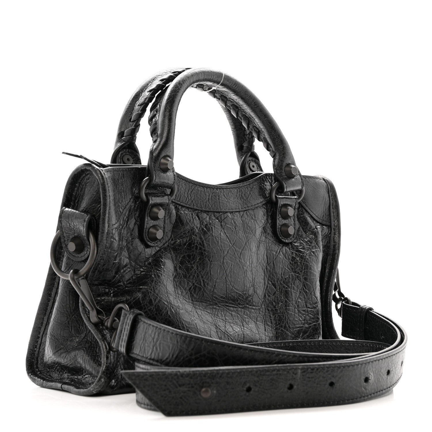 Balenciaga Agneau Arena Classic Hardware Le City Mini  Black 3 of 12