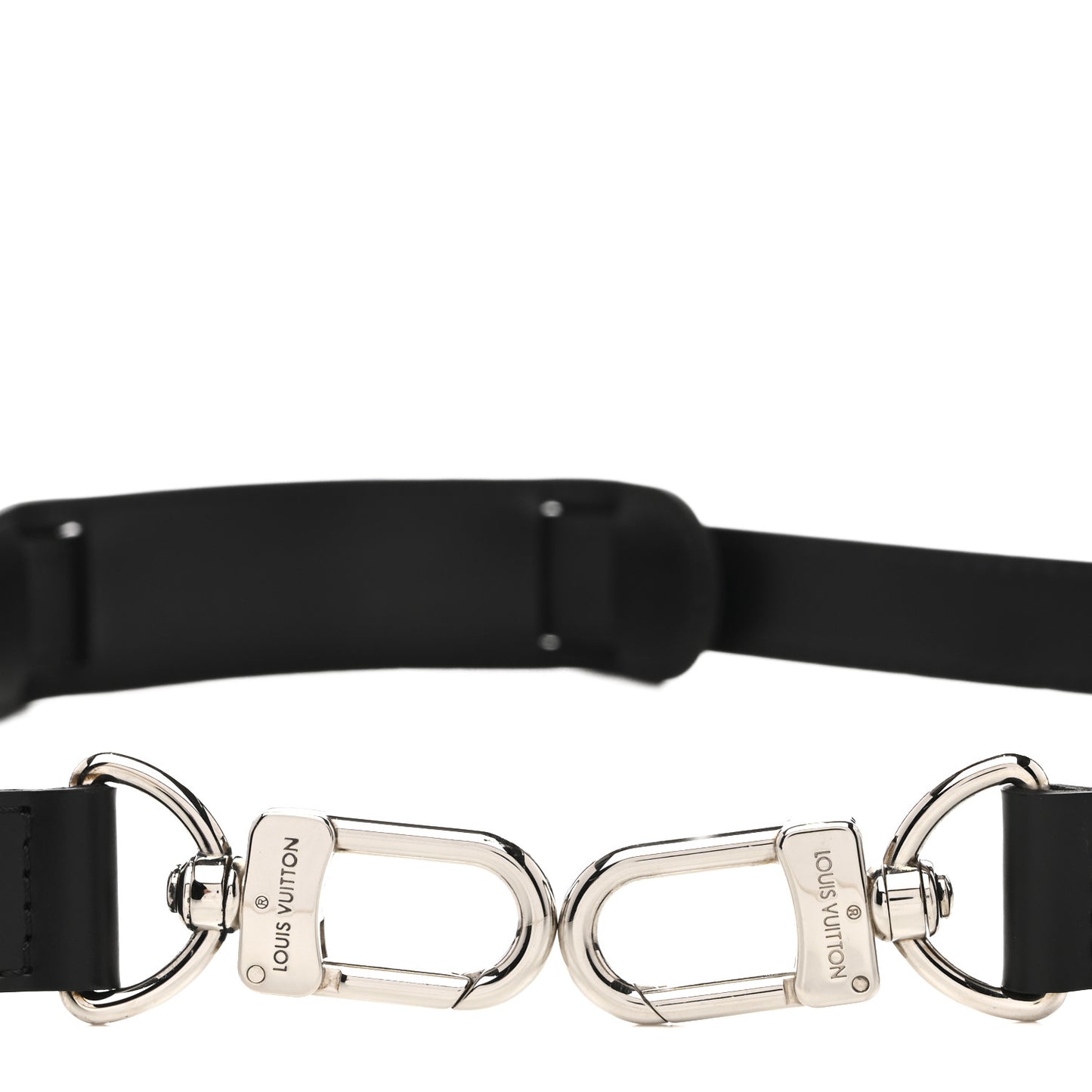 Calfskin Adjustable Keepall Bandouliere Shoulder Strap Black