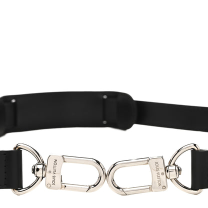 Louis Vuitton Calfskin Adjustable Keepall Bandouliere Shoulder Strap Black 3 of 5