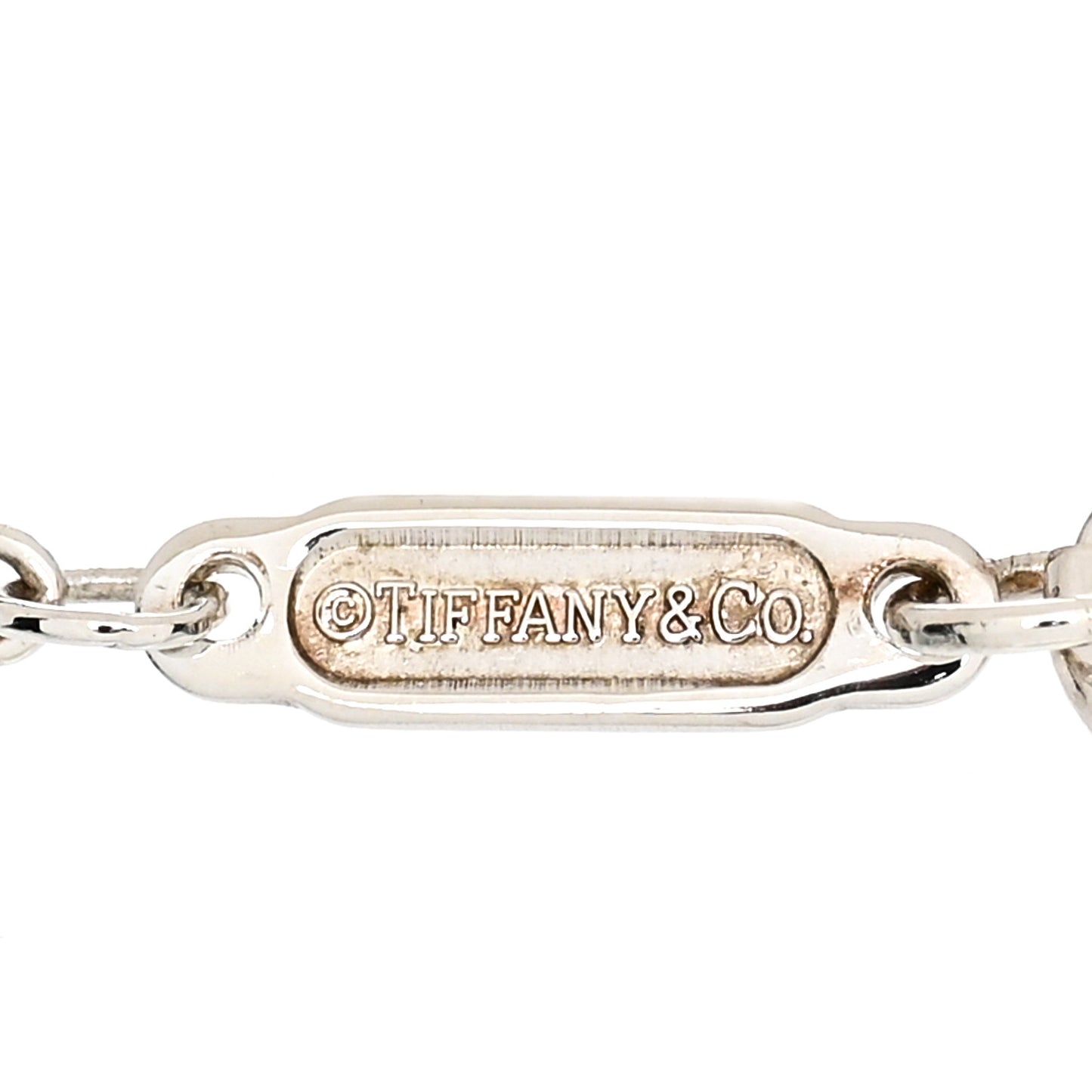 Sterling Silver T Two Single Chain Bracelet