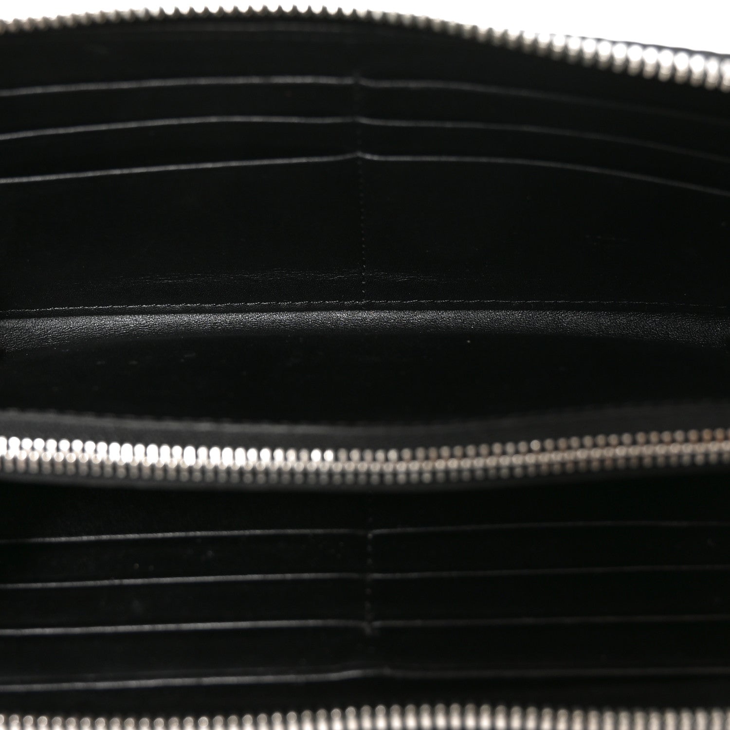 MCM Visetos Large Zip Around Wallet Black 5 of 7