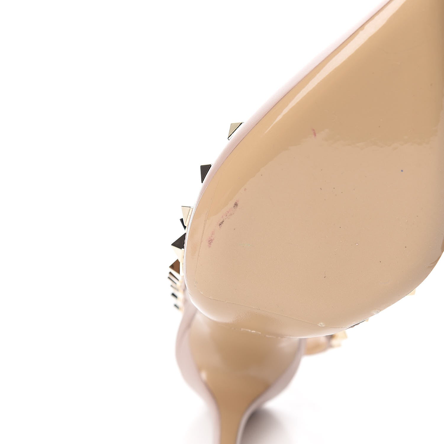 Valentino Garavani Nappa Rockstud Ankle Strap Pumps 35 Poudre 7 of 11