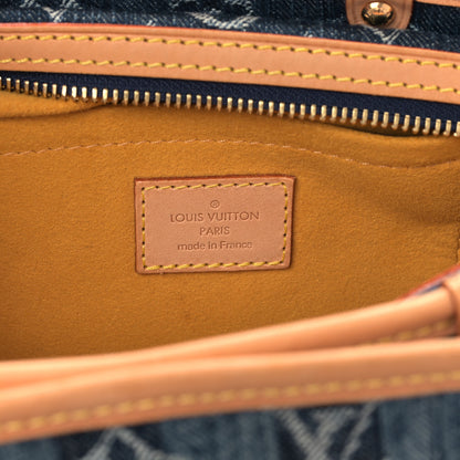 Louis Vuitton Denim Raye Porte Epaule MM 6 of 8