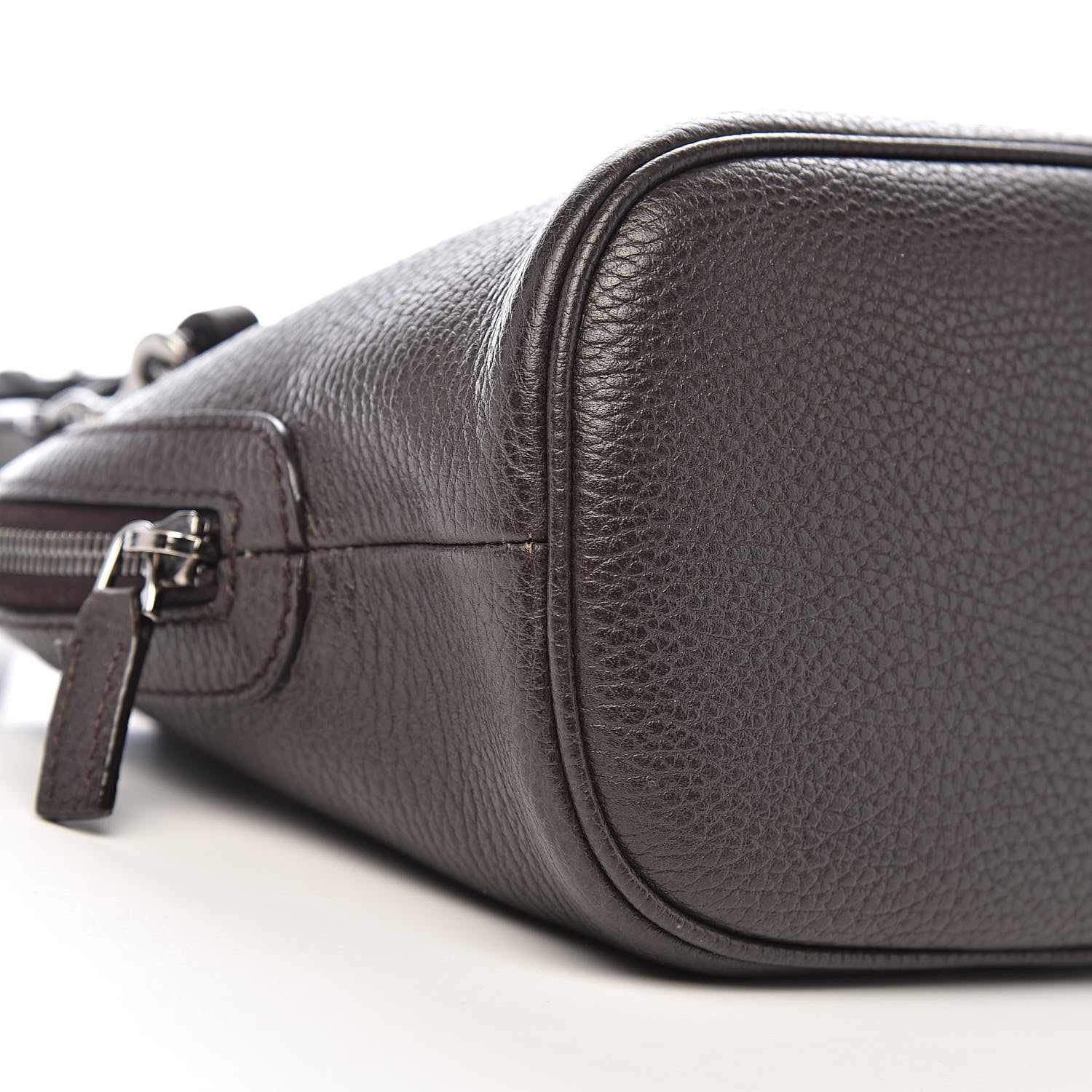 Gucci Dollar Calfskin Small GG Charm Dome Bag Brown 9 of 11