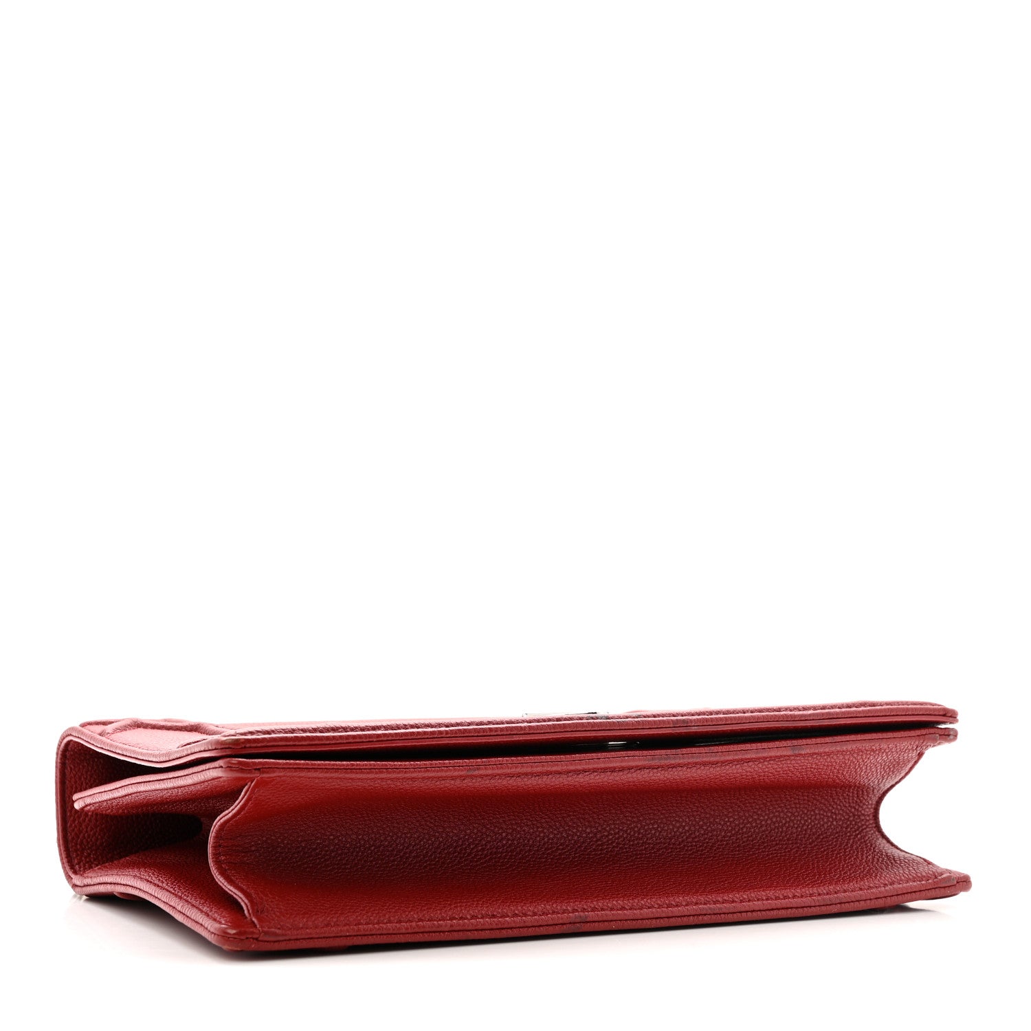 Christian Dior Grained Calfskin Medium Diorama Flap Bag Red 4 of 14