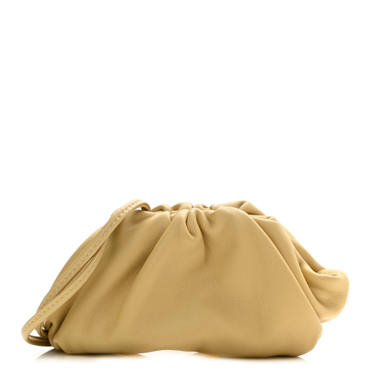 Bottega Veneta Butter Calfskin Coin Purse Almond 1 of 10