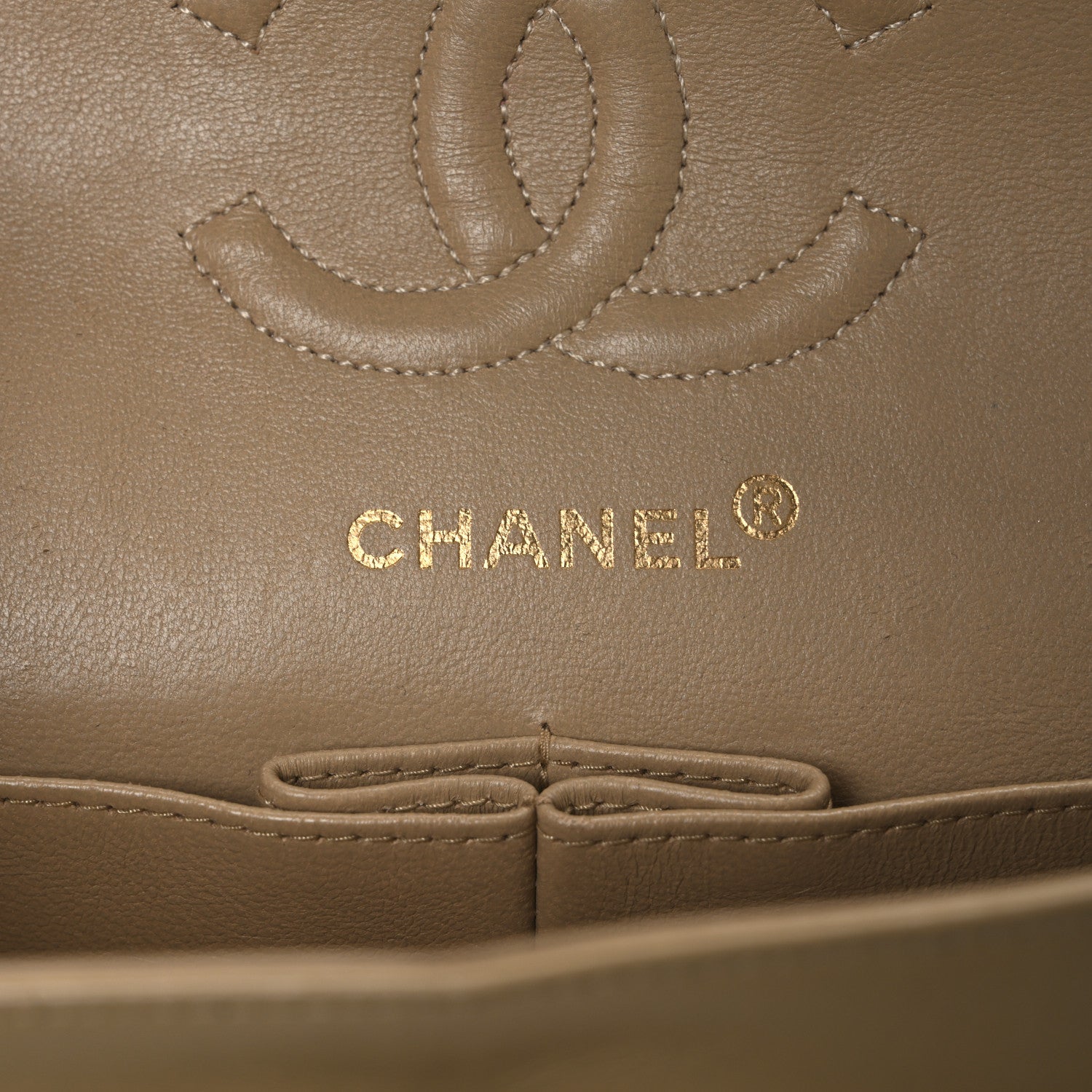 Chanel Lambskin Quilted Small Double Flap Beige 6 of 12