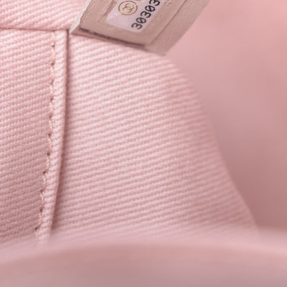 Chanel Mixed Fibers Calfskin Small Deauville Tote Rose Pink 7 of 10